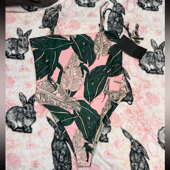 Lexbreezy Hawaii 🌺 Hanalei Reversible One Piece Swimsuit NWT - Picture 6 of 9